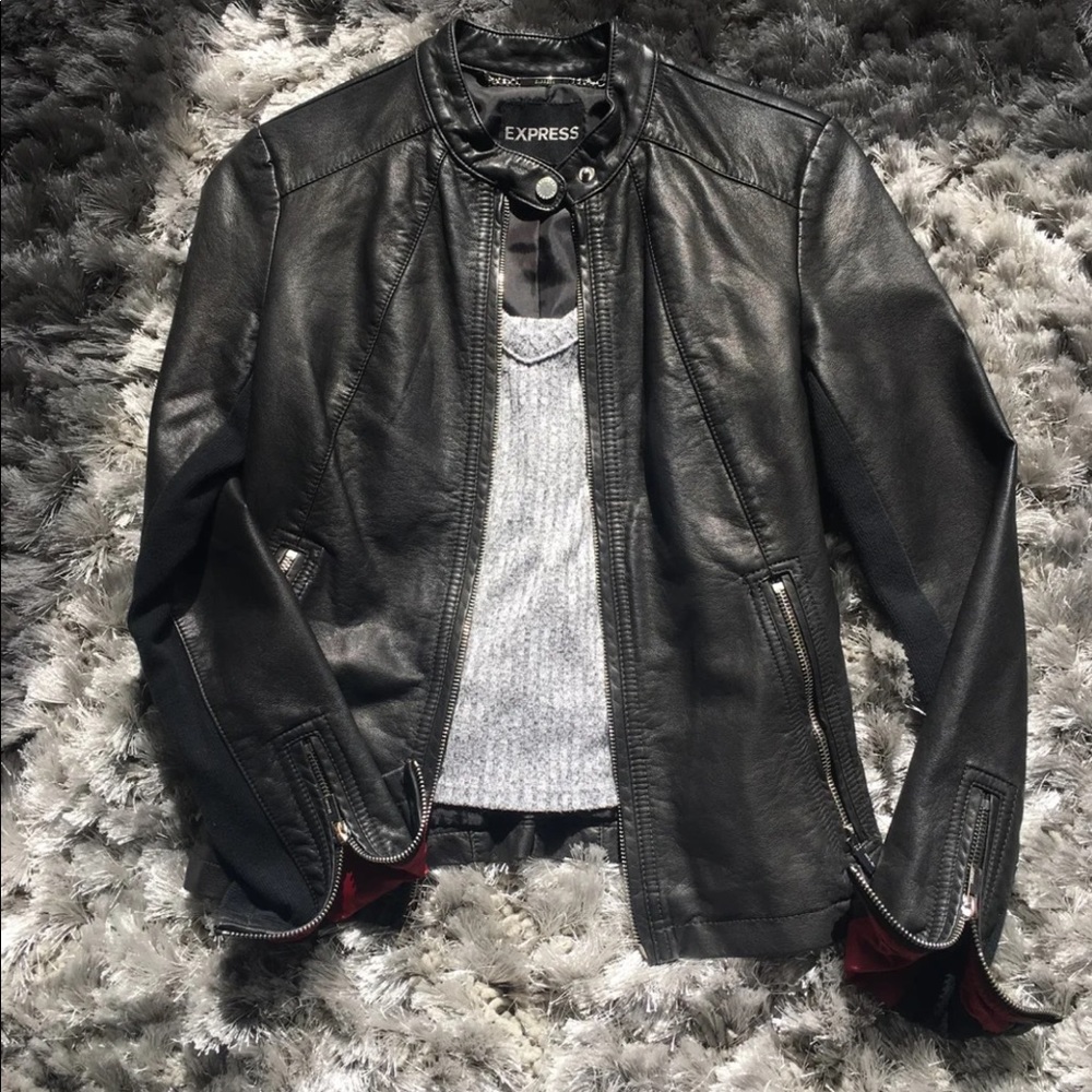 Express Faux Leather Jacket